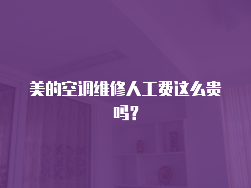 美的空調(diào)維修人工費(fèi)這么貴嗎？