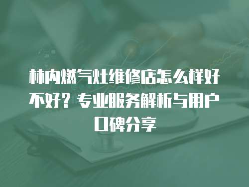 林內(nèi)燃?xì)庠罹S修店怎么樣好不好？專業(yè)服務(wù)解析與用戶口碑分享