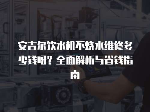 安吉爾飲水機不燒水維修多少錢呀？全面解析與省錢指南
