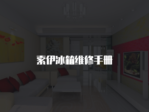 索伊冰箱維修手冊