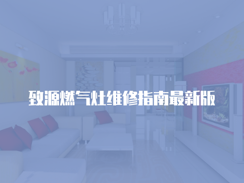 致源燃?xì)庠罹S修指南最新版